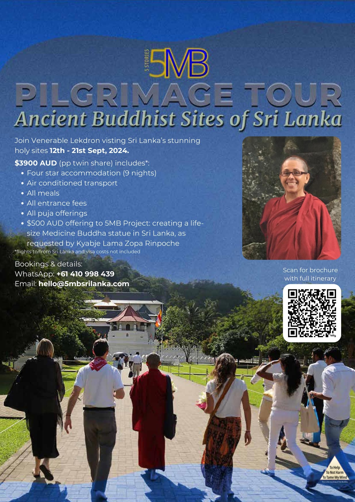 5MB Pilgrimage Tour - Ancient Buddhist Sites of Sri Lanka